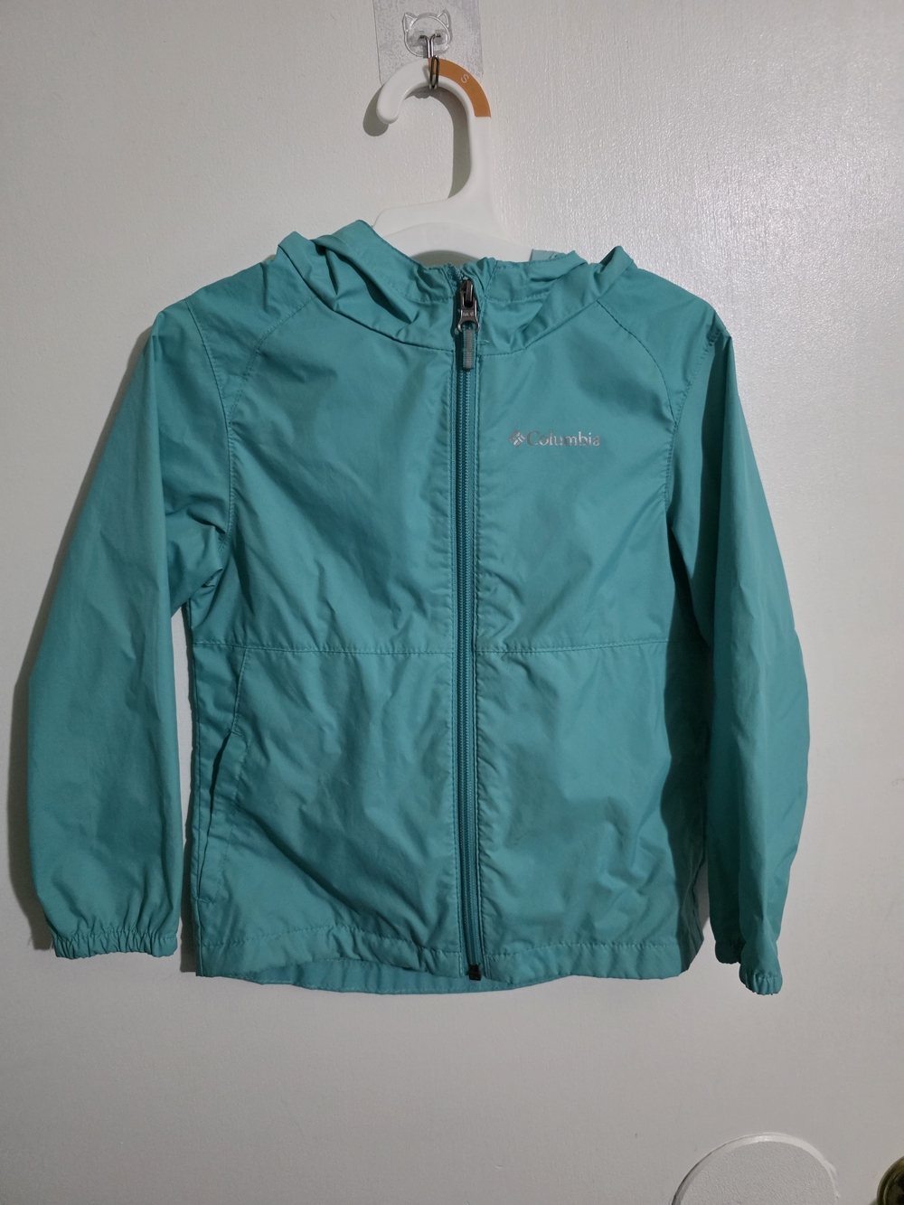 Columbia Teal Lightweight Hooded Jacket